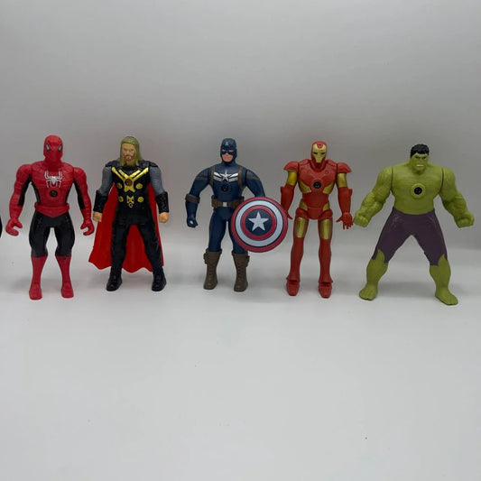 Avengers 5-Action Figures set with Projection Light
